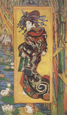 Vincent Van Gogh Japonaiserie:Oiran (nn04) France oil painting art